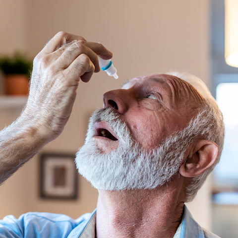 Eye drops to relieve dry eyes