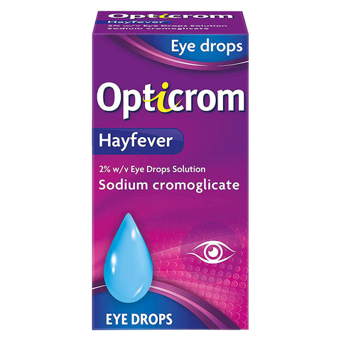 Opticrom 10ml Hayfever eye drops