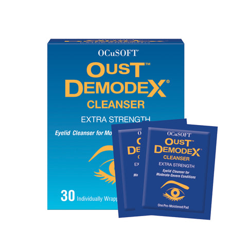 Oust Demodex cleanser (wipes)