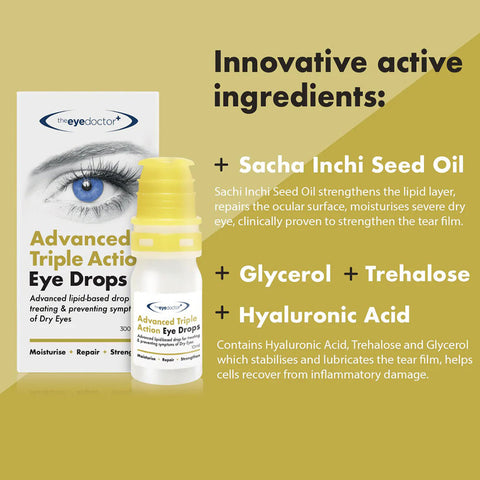 Eye Doctor Advanced triple action eye drops