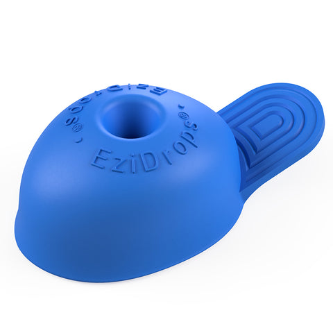 EziDrops eye drop applicator aid for standard tipped bottles/vials