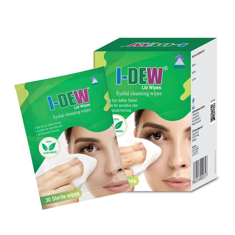 I-DEW Eyelid cleansing wipes