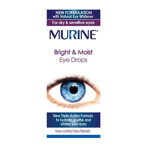 Murine Bright & Moist eye drops