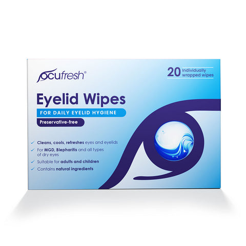 Ocufresh eyelid wipes