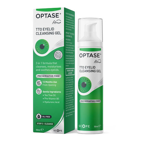 Optase TTO (Tea Tree Oil) eyelid cleansing gel