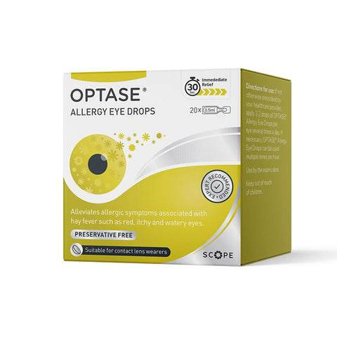 Optase Allergy eye drops