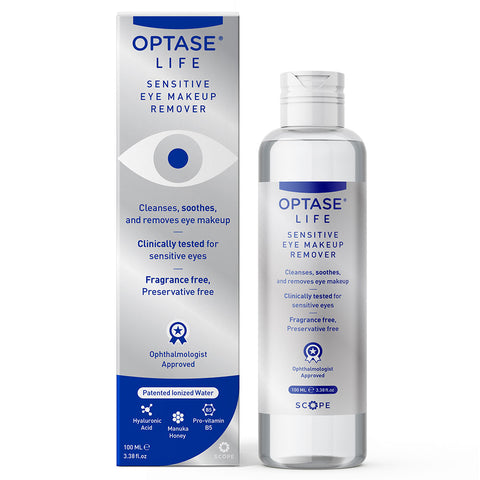 Optase Life sensitive eye makeup remover