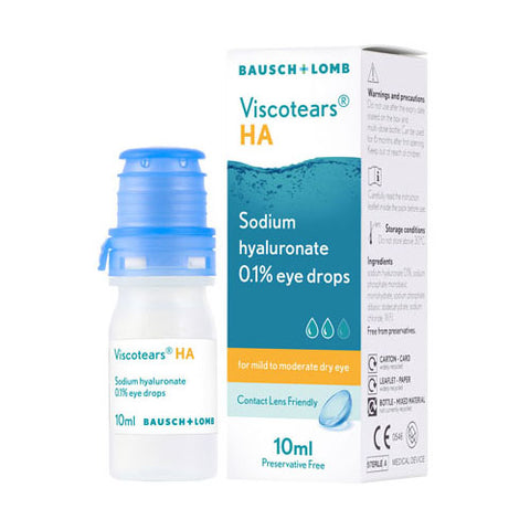 Viscotears HA eye drops